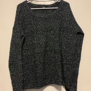Heather Charcoal Knitted Sweater
